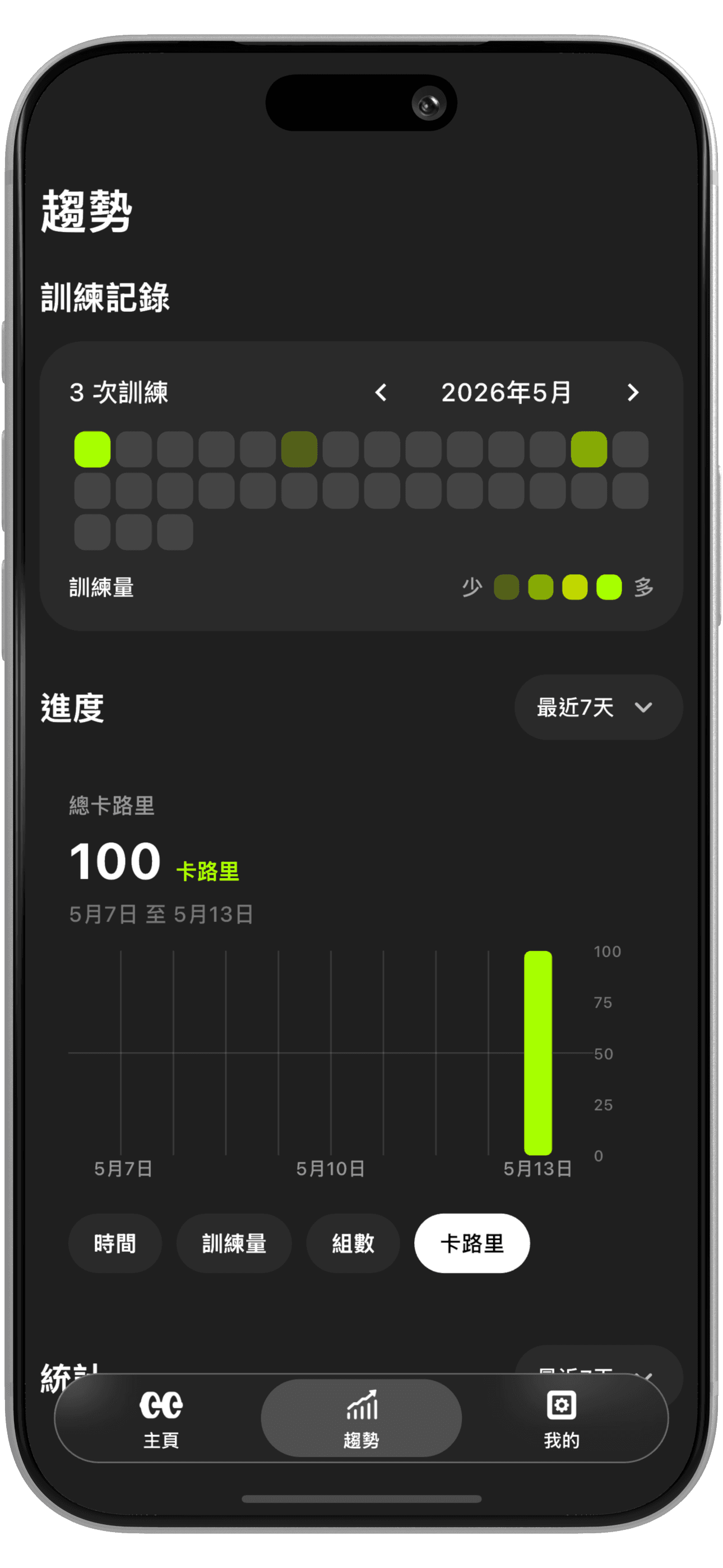 動作庫選擇畫面